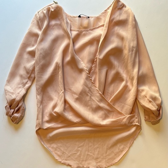 Indulge In Style Faux Wrap Blouse - Picture 7 of 13